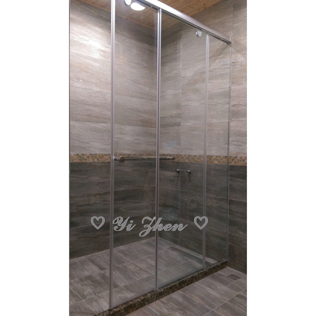 No 1 一字無框滑軌淋浴拉門道康寧防霉矽利康乾溼分離實體店面責任險1000萬 不要覺得貴進來看看就了解 蝦皮購物