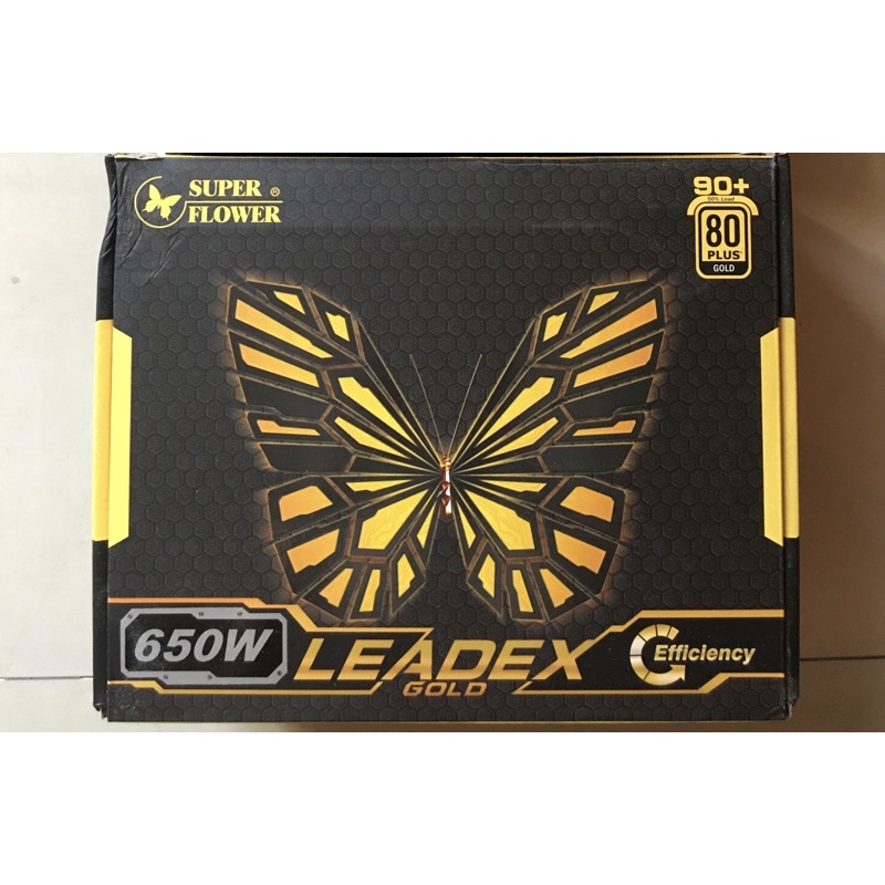 二手 SuperFlower振華 LEADEX 650W 80+ 金牌 全模組