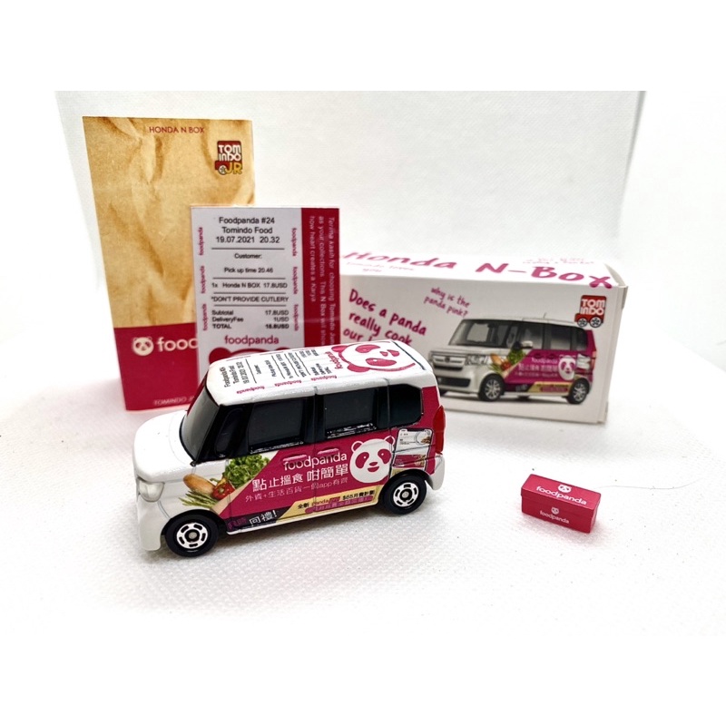 多美 tomica 二改 Honda n box Foodpanda 外送車