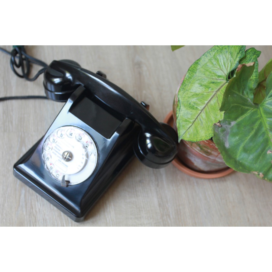 法國 U43 轉盤式電話 撥盤電話 古董
