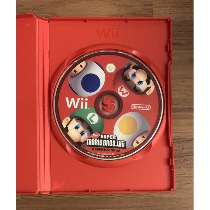 (限WiiU主機) Wii 新超級瑪利歐兄弟 繁體中文版 正版遊戲片 瑪利歐 馬力歐 原版光碟 二手片 中古片 任天堂