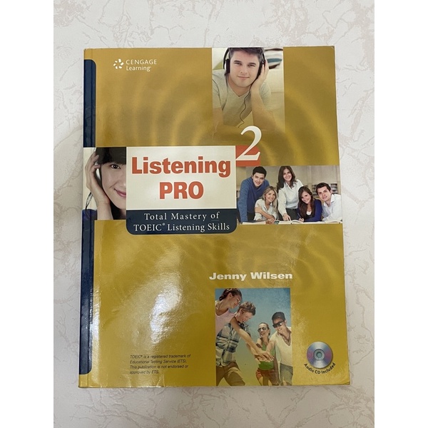 二手大學英文聽力課本 Listening Pro 2 （附CD)