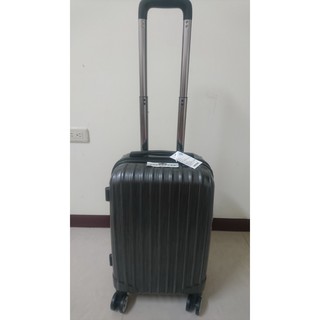 旅行箱、登機箱、行李箱-黑色03 (20吋)--360度萬向輪 硬殼行李箱
