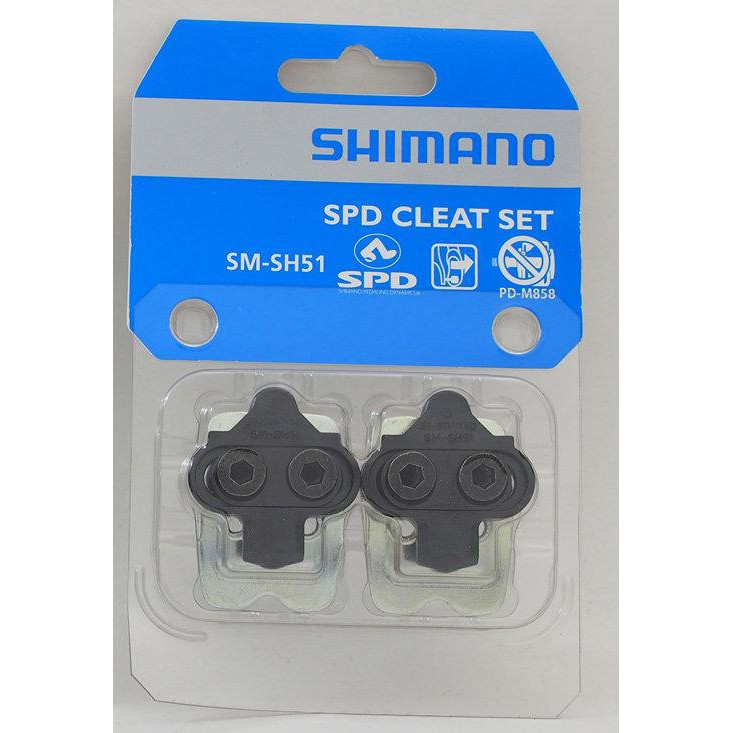 Shimano SM-SH51 登山車卡踏鞋底板扣片 固定式 附鞋內固定片