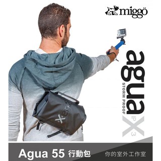 虹華數位 ㊣ 不含防水自拍桿 Miggo 阿瓜 Agua BB55 防水 側背包 GOPRO 相機包 HERO7 5 6
