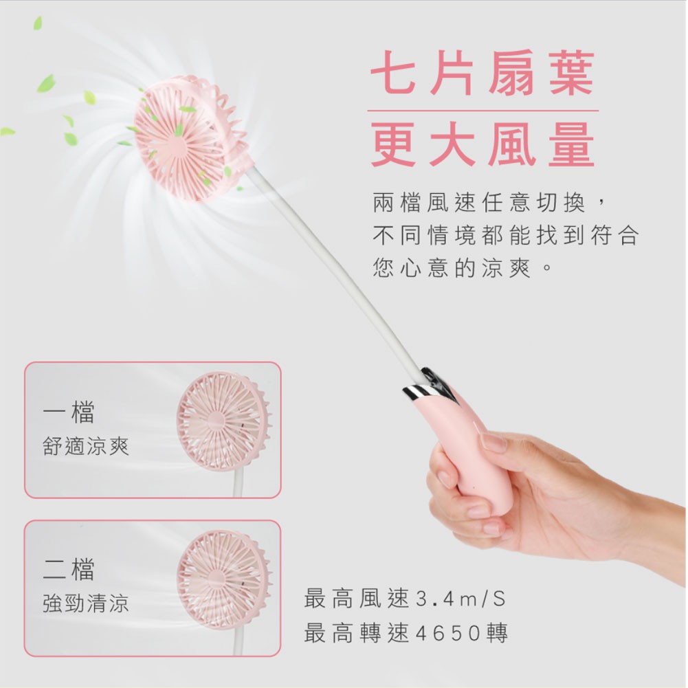 Kinyo 金葉usb 頸掛分享扇uf180bu 兩段風速 蝦皮購物