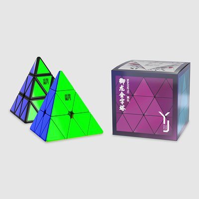 【魔方小小兵】御龍金字塔M 永駿 御龍 金字塔 M 磁力 二代 異形 魔術方塊 速解 魔方 益智玩具 三角形 四面體