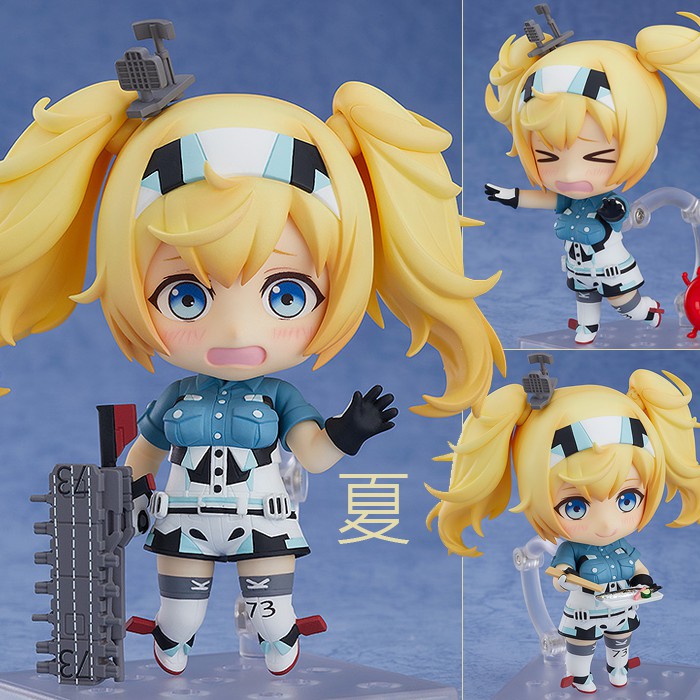 夏本舖 日版gsc 黏土人13 艦隊收藏甘比亞灣護衛航空母艦fm 2 鑑娘秋刀魚花束游泳圈q版 蝦皮購物