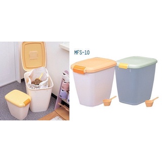 米可多寵物精品 台灣現貨日本IRIS密閉式飼料儲存桶MFS-10密封箱 防潮飼料桶