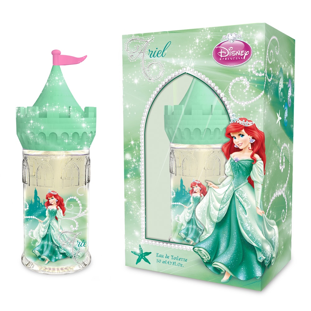 【Disney】Ariel 小美人魚 童話城堡香水(50ML)｜GISH Beauty 香氛 香水 小美人魚