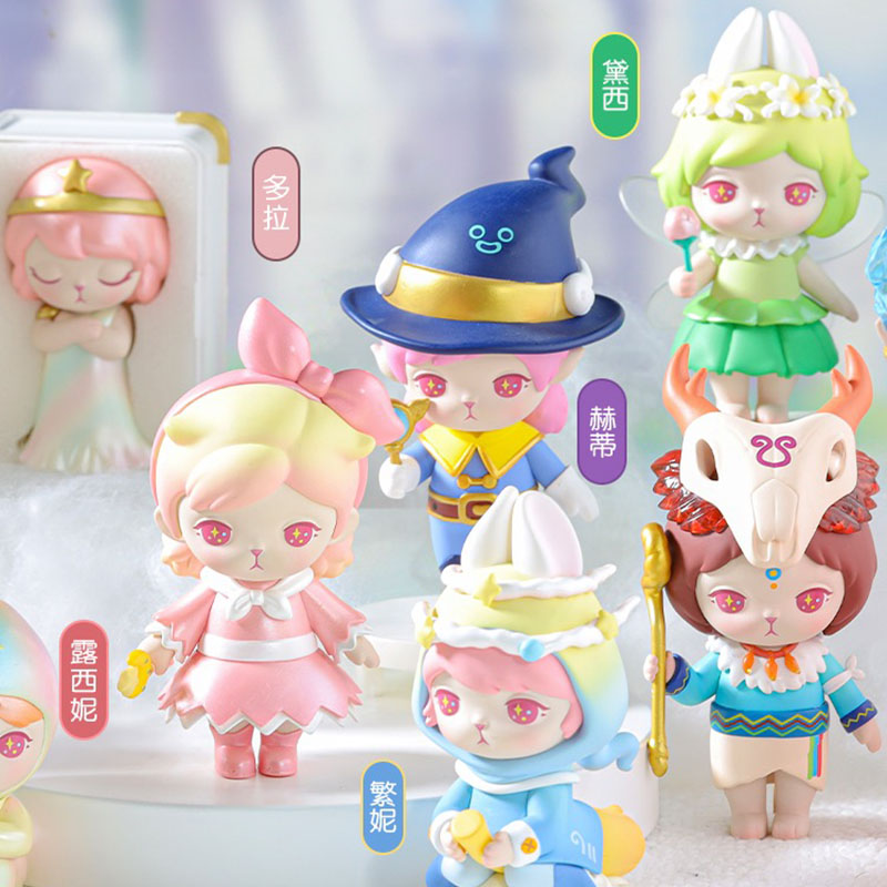 可選款 Bunny 魔法世界系列盲抽盲盒泡泡瑪特盒玩潮玩少女心魔法夏日玩偶精靈公仔禮物娃娃 蝦皮購物