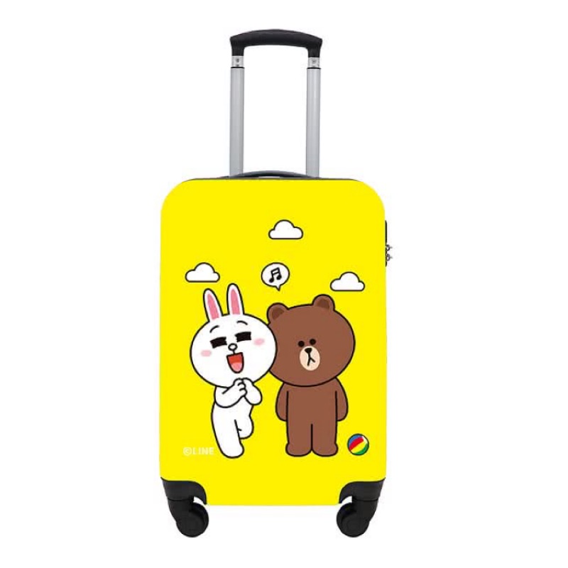 💗全新!!!LINE FRIENDS 黃色 熊大 兔兔 24吋 行李箱 登機箱 旅行箱
