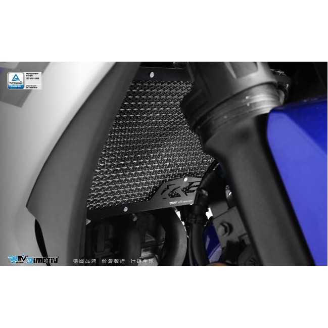 【R.S MOTO】YAMAHA YZF-R3 YZFR3 15-21年 水箱護網 基本款 黑鋁框 網面黑 DMV