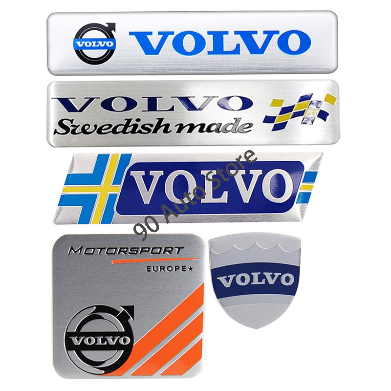 專用於沃爾沃Volvo S60 S60L S70 S40 改裝鋁合金車標貼銘牌 車身車尾貼 側標裝飾貼 刮痕遮擋貼