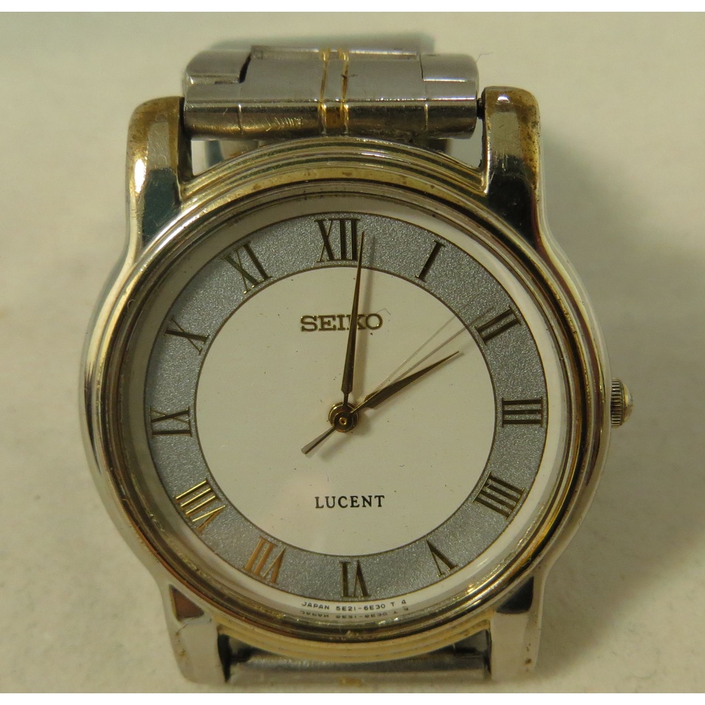 ੈ✿ 精工錶 SEIKO 日本製 Made In Japan 中性錶款 雙色錶盤 全鋼 Lucent系列 實用大方