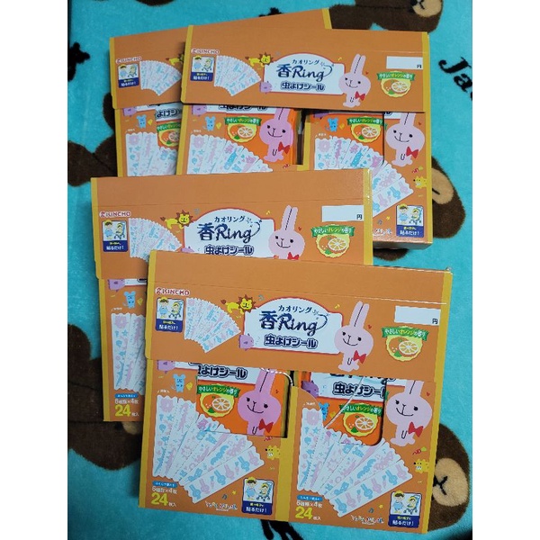 日本KINCHO金雞 兒童天然柑橘精油防蚊貼片一包24入 日本境內現貨