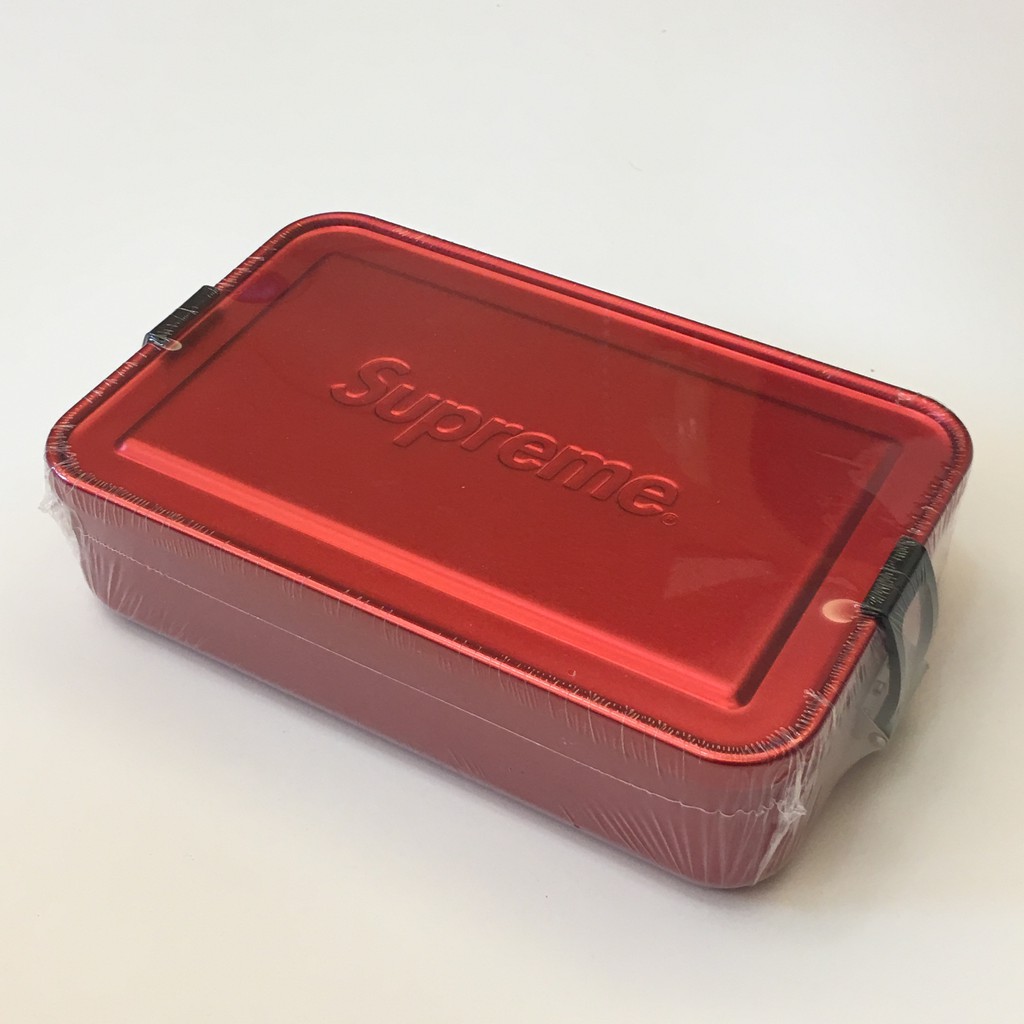 SUPREME SIGG METAL STORAGE BOX (LARGE/SMALL大小尺寸) 金屬材質便當盒－保證正