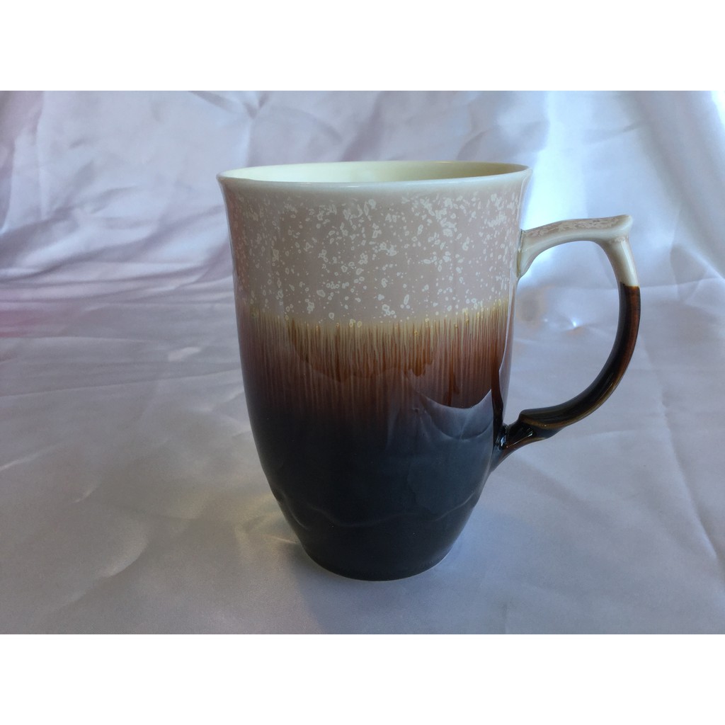 乾唐軒活瓷 - 雪晶馬克杯（上半部顏色茶褐色）茶杯  咖啡杯 水杯 (適合當送禮物)