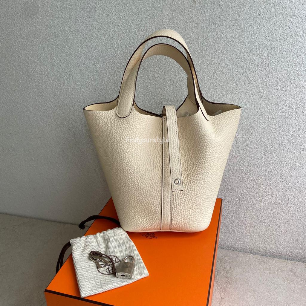 Findyourstyle 正品代購 Hermes picotin 18奶昔白