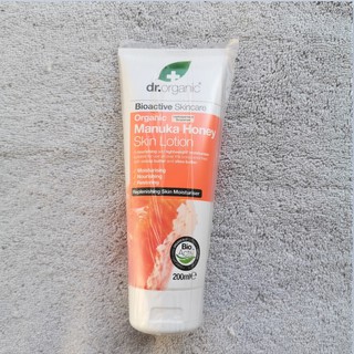 英國製 Dr. Organic Manuka Honey Skin Lotion 麥奴卡蜂蜜潤膚乳 有機新品