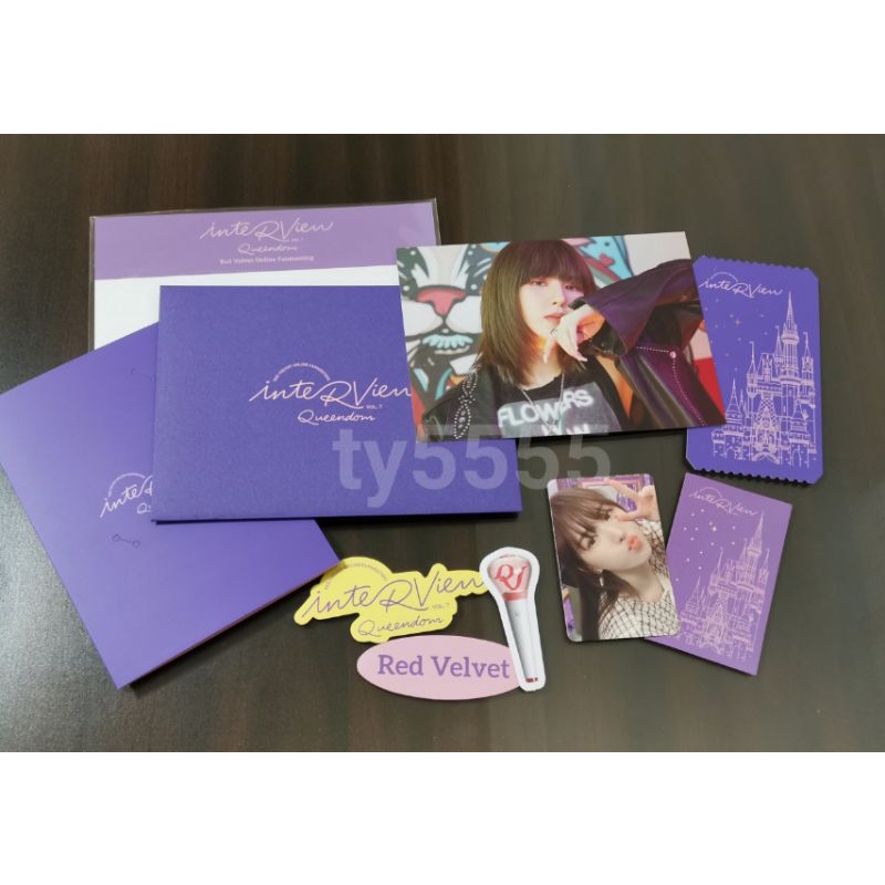Red Velvet Queendom Wendy 七週年 Fan Meeting 官方 AR 小卡 票卡 明信片