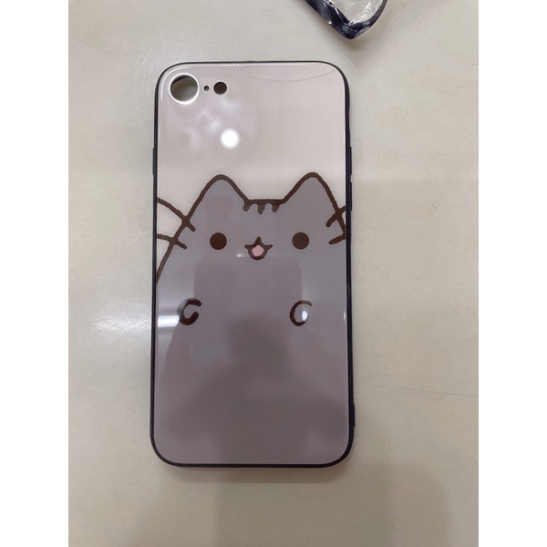 貓 iphone7/8玻璃手機殼/手機殼