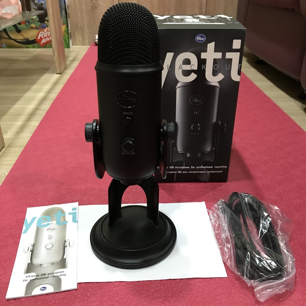 Blue Yeti 大雪怪 USB電容麥克風 霧黑色