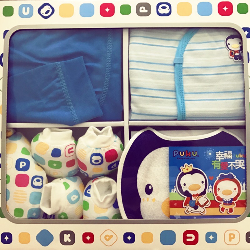 PUKU 嬰兒瀰月禮盒 適用：0～3個月
