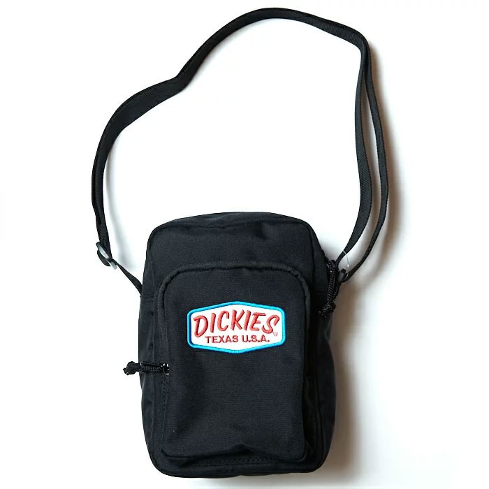 【DICKIES】14632700-80 日本限定 EMBLEM PATCH SHOULDER BAG 側背包 (黑色)