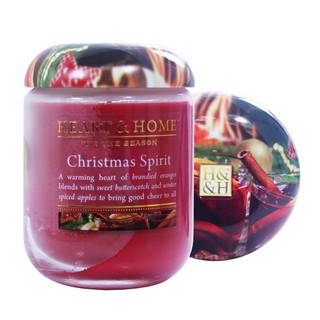☆MOMO小屋☆ HEART & HOME 蠟燭 Christmas Spirit 聖誕之魂 340g
