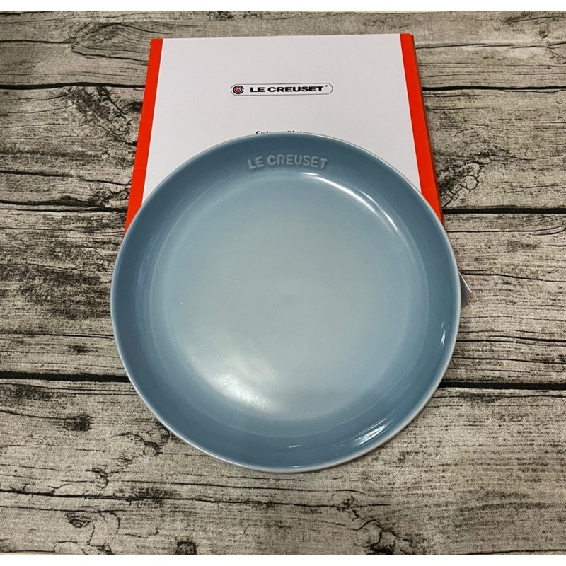 LE creuset 花蕾22餐盤（海岸藍）絕版色