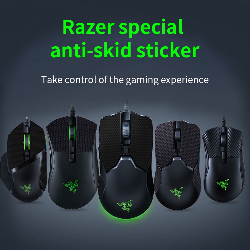 適用於膠帶滑板手工貼紙防滑蜥蜴皮吸汗適用於 Razer DeathAdder V2 PRO 迷你無線無鼠標