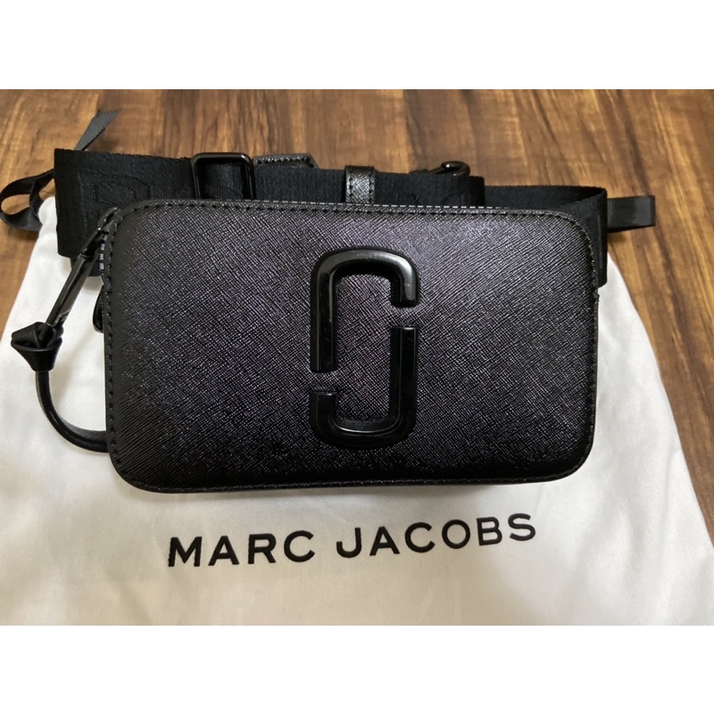 全新正品Marc Jacobs全黑MJ相機包