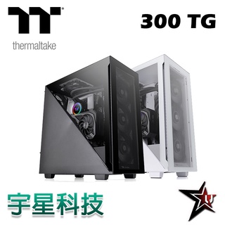 Thermaltake 曜越 艾坦Divider 300 TG強化玻璃 中直立式 機殼 白/黑CA-1S2-00M6WN