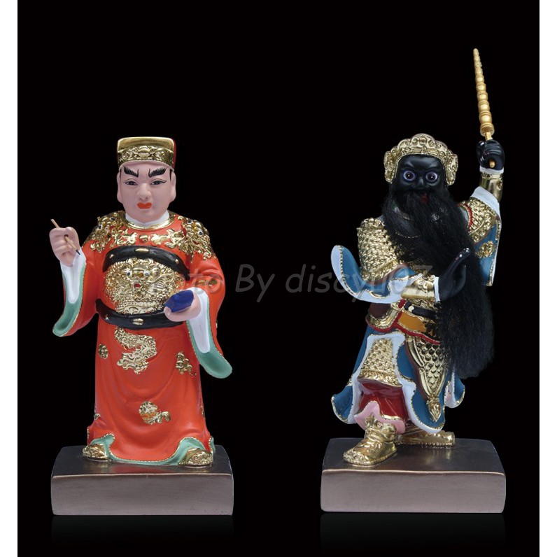 樹脂文武判官城隍爺輔佐神像供奉擺件 蝦皮購物