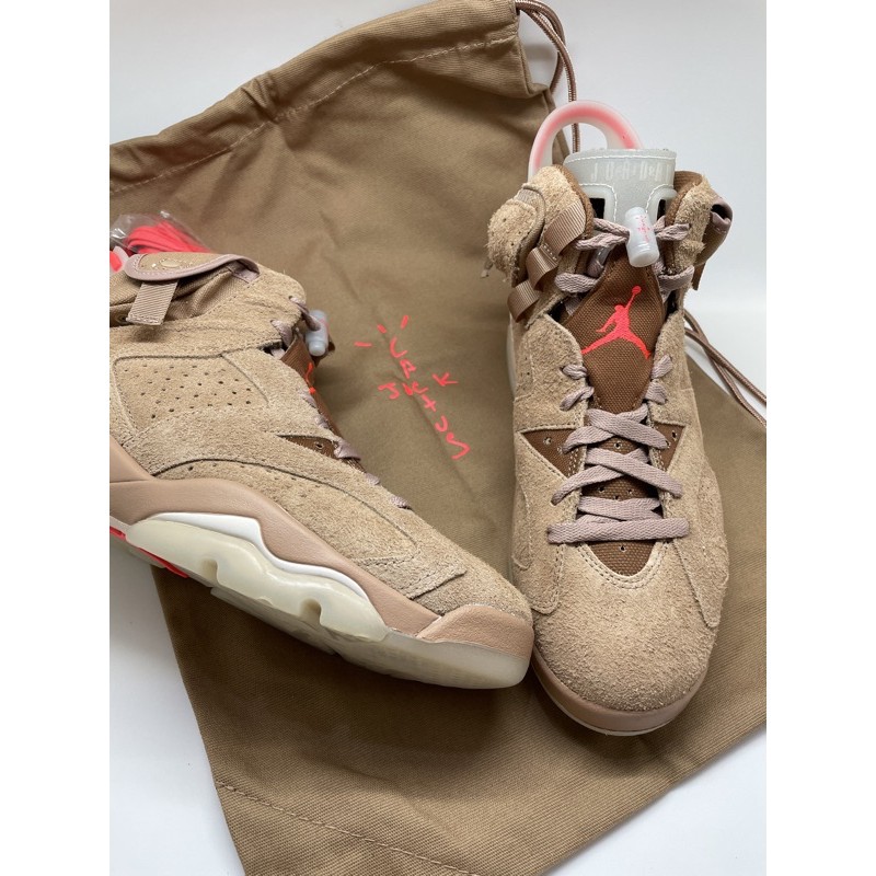 Travis Scott x Air Jordan 6 Retro US8台灣公司貨 台北可面交 TS