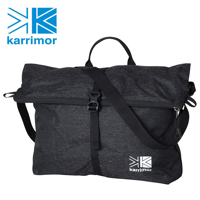 【Karrimor 英國】mars shoulder 10 側背包 收納摺疊斜背包 黑色 (53619MS10)