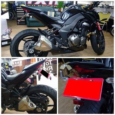 小梁部品 KAWASAKI Z1000 1 2 3 4代 Z1000SX NINJA 短牌架 翹牌 鬍鬚牌永久保固