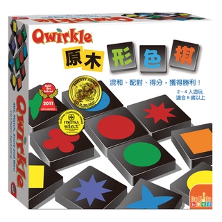 形色棋 Qwirkle 繁體中文版 桌遊 桌上遊戲【卡牌屋】