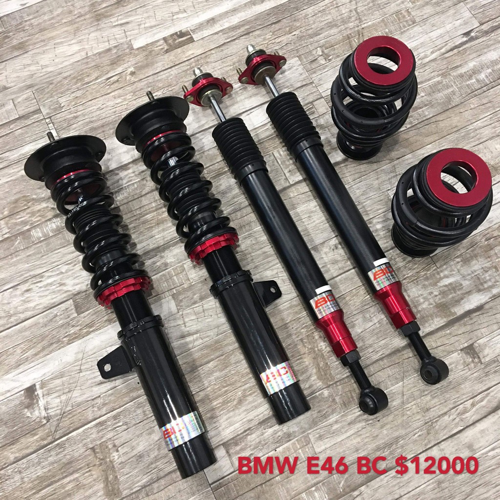 【品太】(保固四個月) BMW E46 BC 高低軟硬可調避震器 極新品 整新品