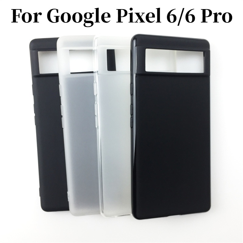 適用於 Google Pixel 6 / Pixel 6 Pro 的簡單超薄磨砂手機殼 / 防指紋後蓋保護殼