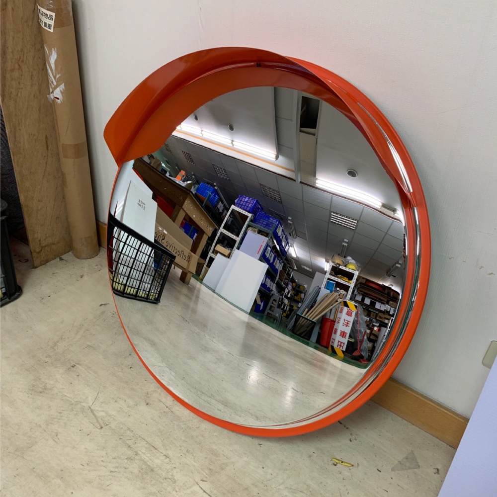 附發票 道路反射鏡車道反射鏡pc鏡面鍍鋅背板80cm 100cm 蝦皮購物