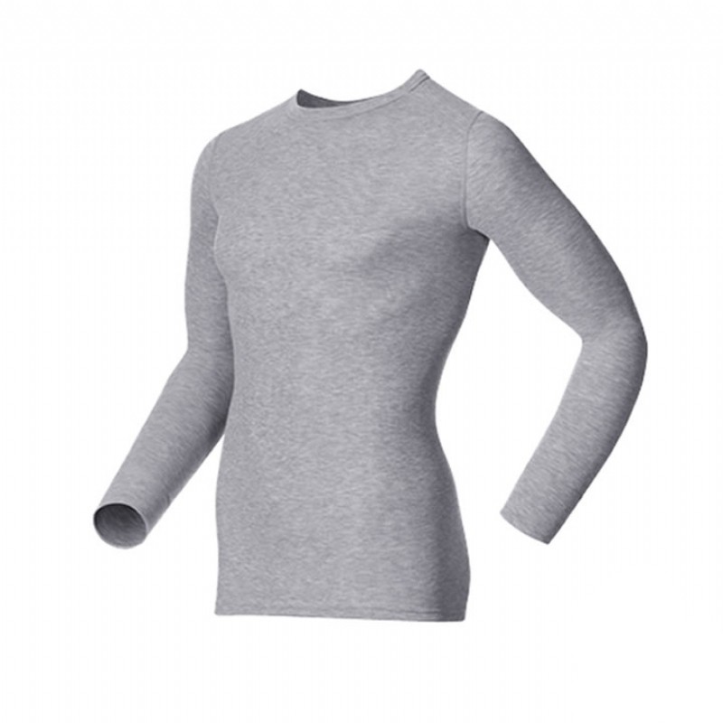 瑞士ODLO銀纖維排汗衣 (OL152022-GR7) 男 銀纖維長袖保暖排汗內衣 石灰