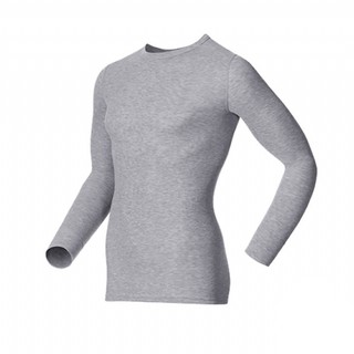 瑞士ODLO銀纖維排汗衣 (OL152022-GR7) 男 銀纖維長袖保暖排汗內衣 石灰
