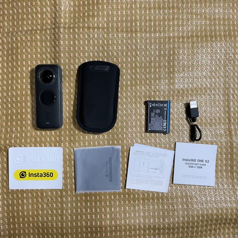 insta360 one x2+原廠機車配件 二手