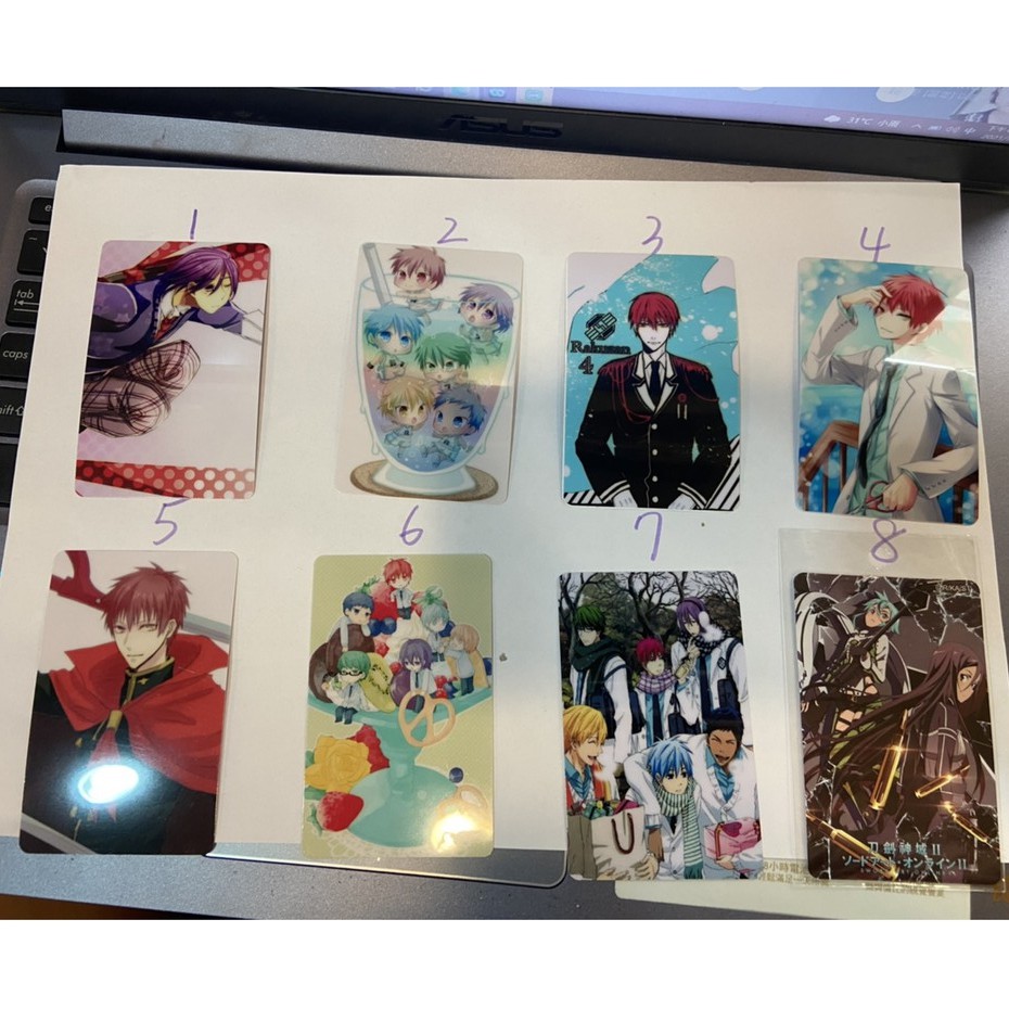 全新動漫卡貼影子籃球員黑子的籃球閃電十一人閃電十一人go 刀劍神域劍城京介優一白龍豪炎寺風丸足球 蝦皮購物