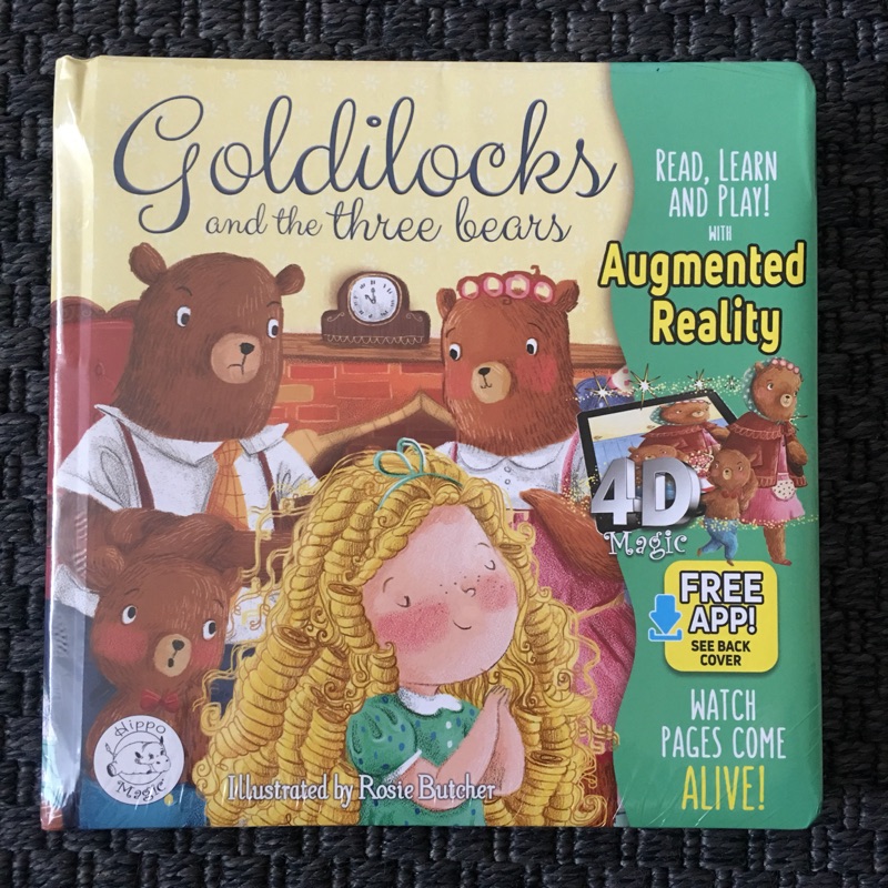 大野狼書展 奇幻投影 AR Goldilocks