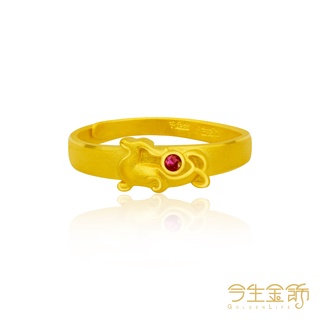 【今生金飾】富貴貔貅戒 黃金戒指