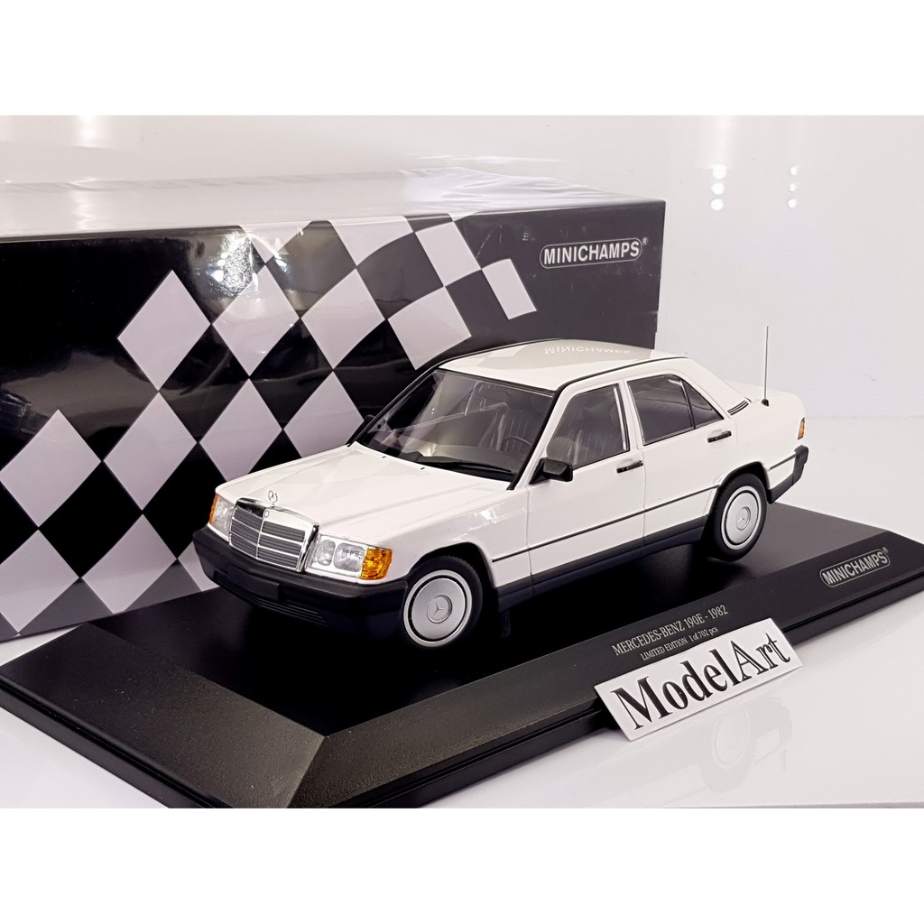 1:18 Minichamps Mercedes-Benz 190E(W201)1982白 全球限量702台『現貨』