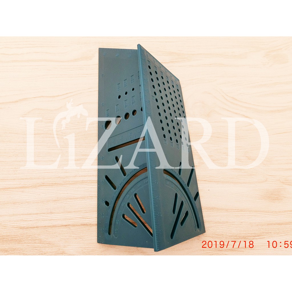 多功能木工角尺塑料止型定規平行線0 90度角度線 蝦皮購物